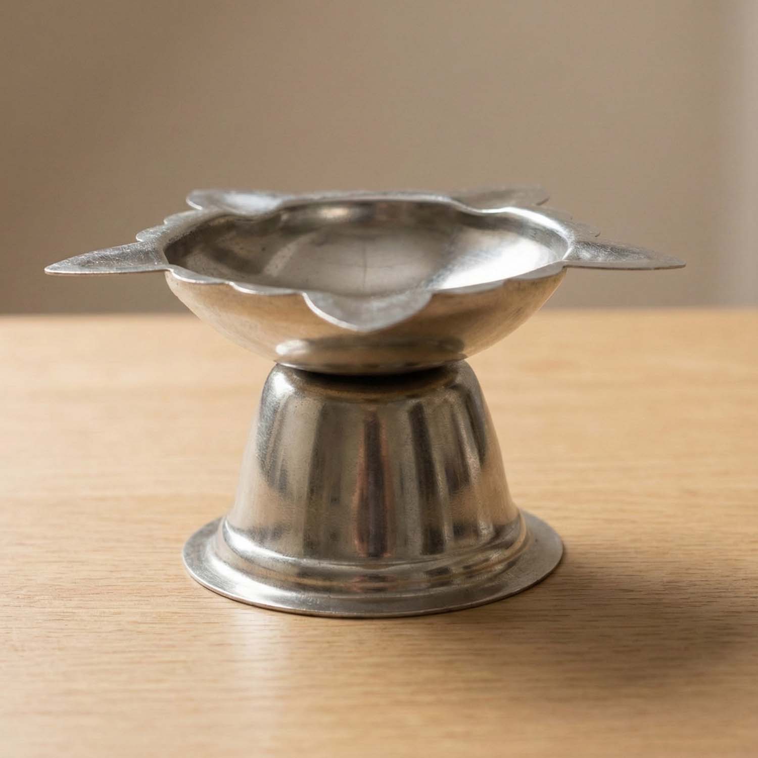 Durable steel diya holder