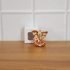 Golden Lord Ganesha Idol Decorative Showpiece (1 PC)