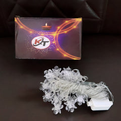 Crystal Flower LED Decorative String Light (8 Meter)