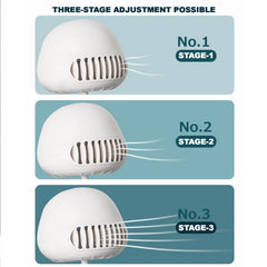 Rechargeable Handheld Mini Projector Fan (1 Pc)