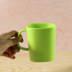 Square Melamine Mug – Premium Durable Lightweight Cup (1 Pc)