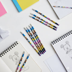 Premium Cartoon-Printed Graphite Pencils Set of 12 Pc