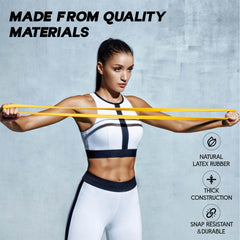 Heavy-Duty Resistance Exercise Band 2080×13 mm