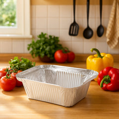 Freshee Aluminium Food Container with Lid — 450 ml — 10 Pc