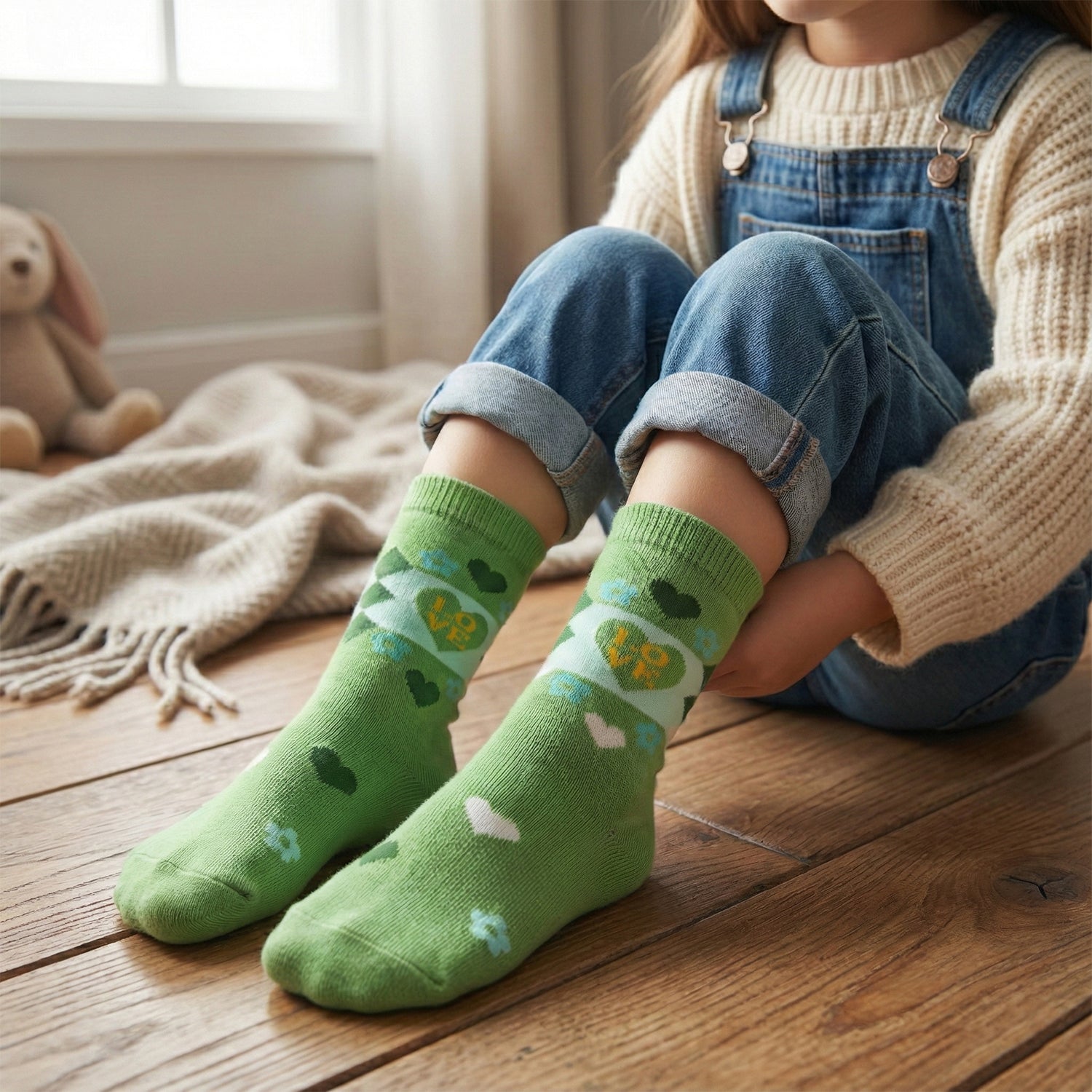 Fun patterned cotton socks