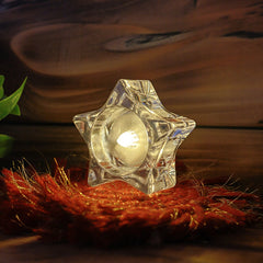 Flameless Star-Shaped LED Candles (6 Pc / Set)