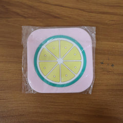 Premium Silicone Drink Coaster (1 Pc, 8×8 cm / Mix Design)
