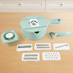 multi-use chopping and grating kitchen gadget