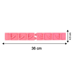 Foldable Rotating Wall-Mounted Multipurpose 6 Hook Rack (1 Pc)