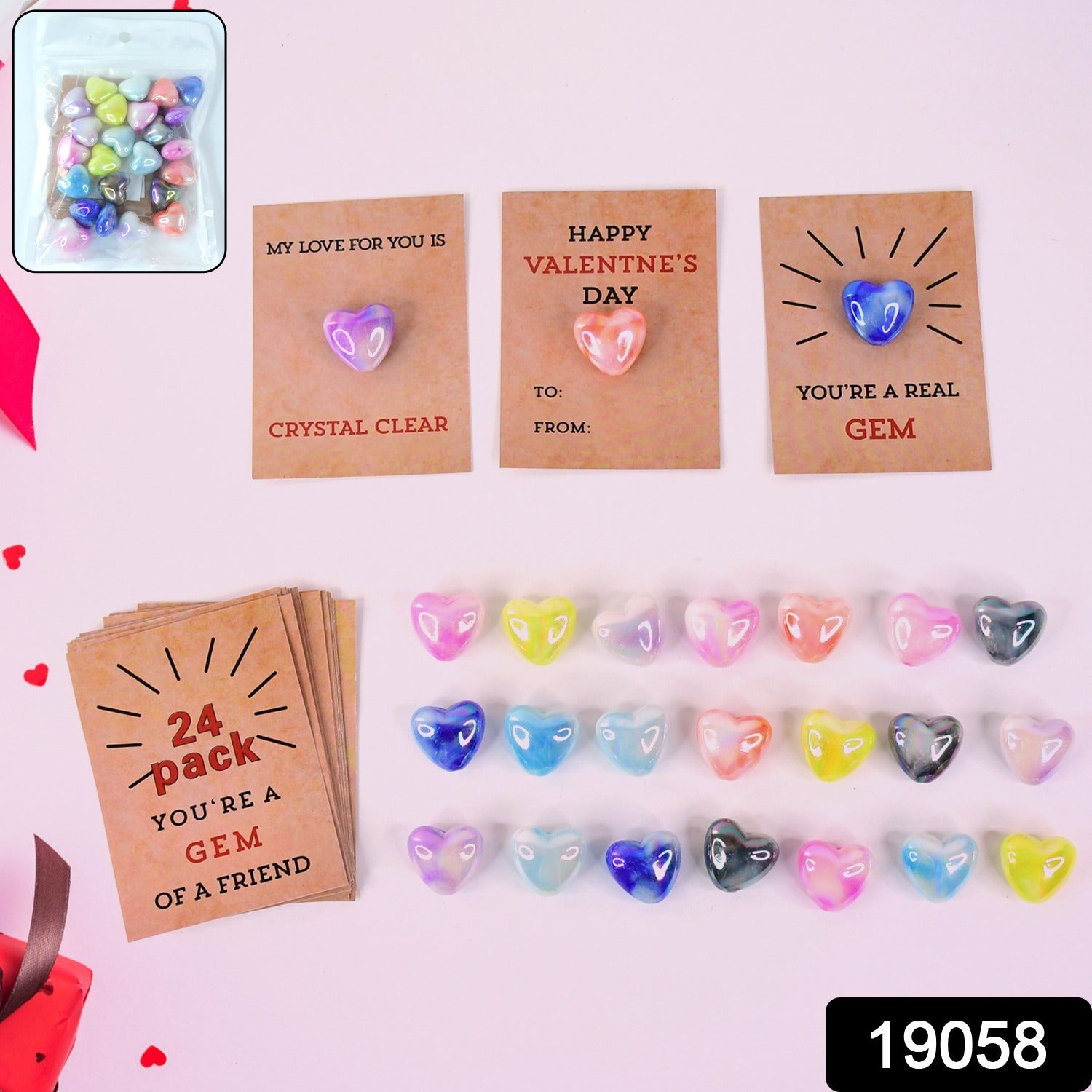 Sweet Heart Sparkle Stone