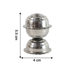 Compact steel incense holder