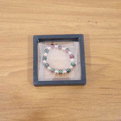 Multicolor Glossy Bead Stretch Bracelet (1 Pc)