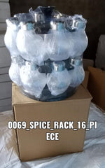 Spice rack set with rotating feature