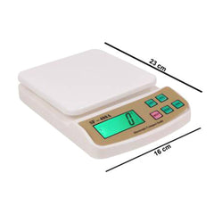 Compact digital scale for kitchen use