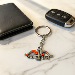 Krishna Theme Keychain Set (5 Pc Mix Design)