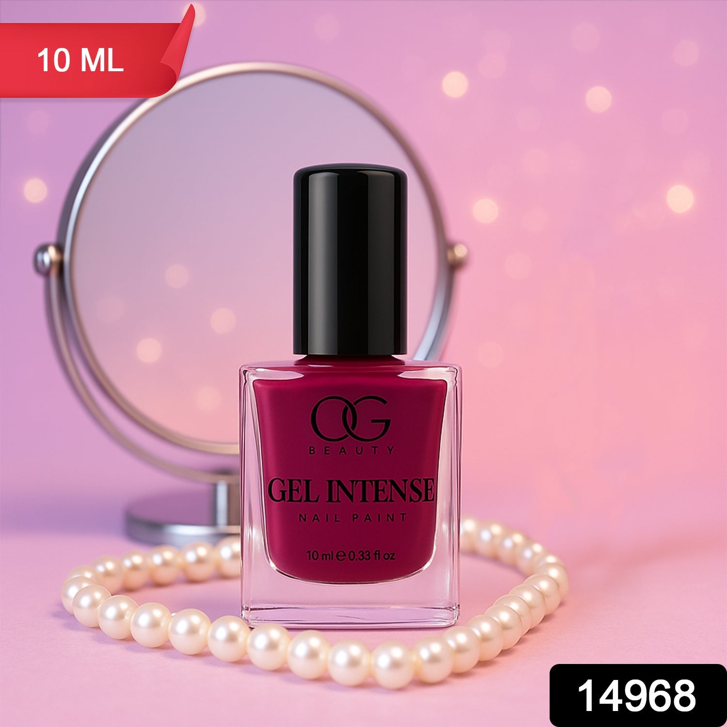 Beauty BerryPop Burgundy Gel Nail Paint