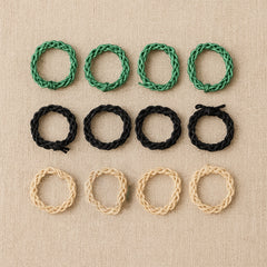 Braided Elastic Hair Bands Set 