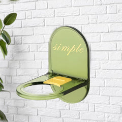 Wall Mounted Shower Gel Bottle Holder L‑Shape Rust Resistant Seamless Hook