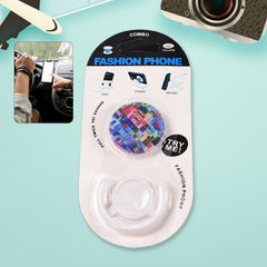 Fashion design mobile phone holder smart phone bracket, Phone Stand & car mount flowers pasley
