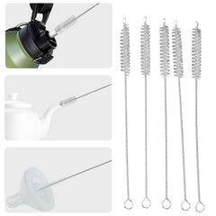 Straw & Bottle Cleaning Brush Set (10 Pc)