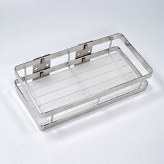 25 cm Metal Space Saving Rack – Multi-Purpose Kitchen Storage Organizer Shelf
