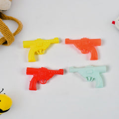 Gun Shape Pencil Top For Kids Office, Small Gun Toy (1 Pc / Mix Colour & Design)