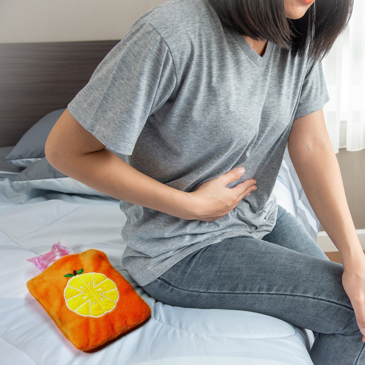 Orange Small Hot Water Bag