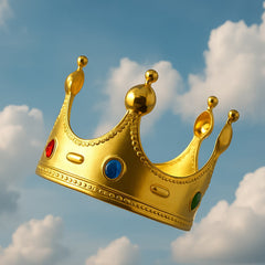 Royalty-Inspired Gold Crown