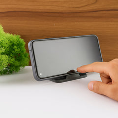 Ergonomic Black Pyramid Phone Stand 