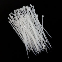 3×100 MM Nylon Self-Locking Cable Ties – Heavy Duty Zip Wire Tie (100 Pc)