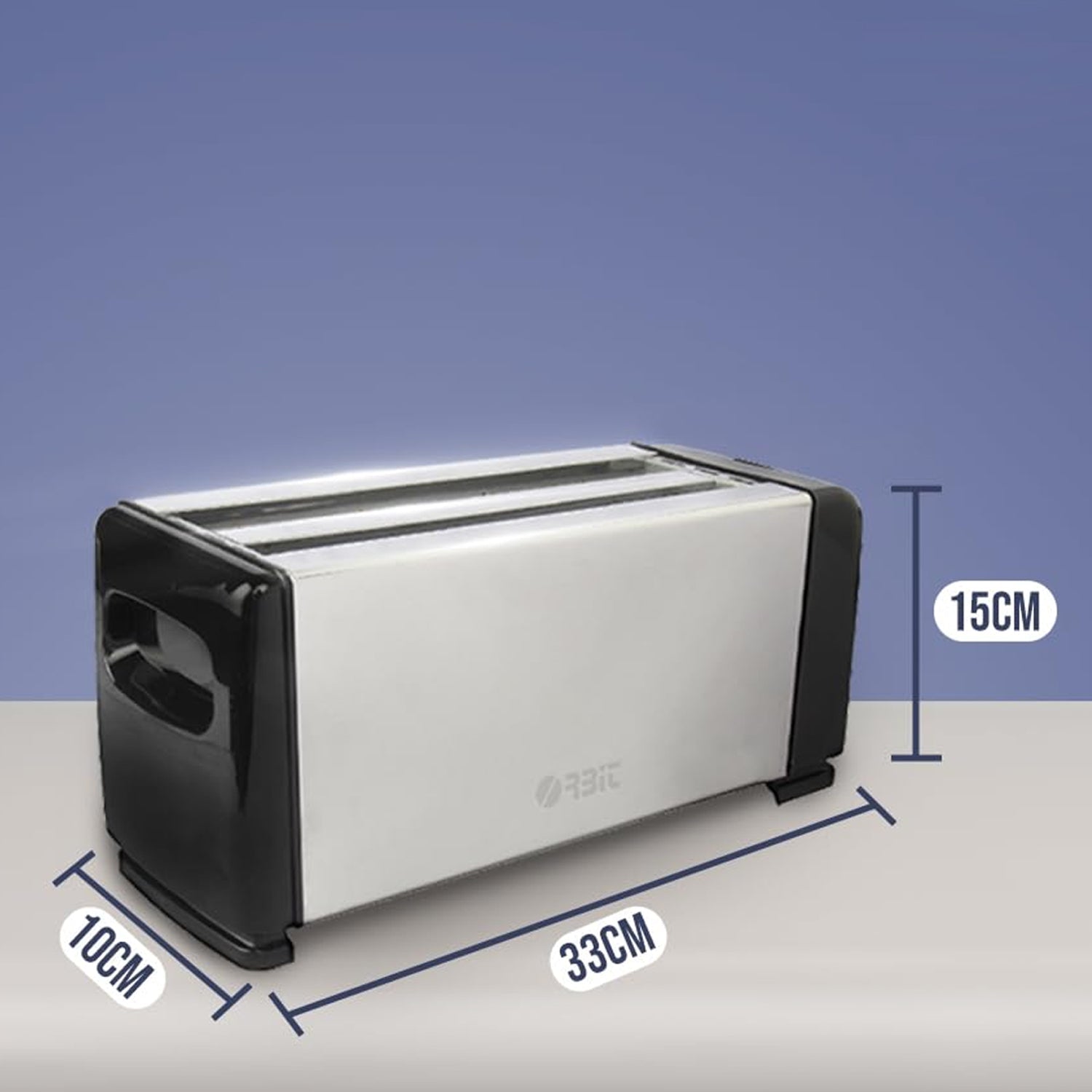 Orbit Adjustable Pop-Up Toaster