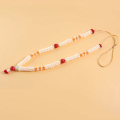 Handmade pooja gajra decoration