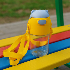 Large Capacity Plastic Water Bottle | Office Bottle | Gym Bottle | Home | Kitchen | Leakproof and BPA Free Drinks Bottle | Water Drink Juice Bottle Wide-Mouth BPA Free Leak-Free Lightweight (1 Pc )