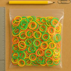 Rubber Band For Office/Home and Kitchen Accessories Item Products, Elastic Rubber Bands, Flexible Reusable Nylon Elastic Unbreakable, For Stationery, School  Multicolor (1 Inch, 50 GM), Hair accessories
