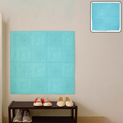 Wallpaper 3D Foam Wallpaper Sticker Panels (70 x 70 Cm / 1 Pc)