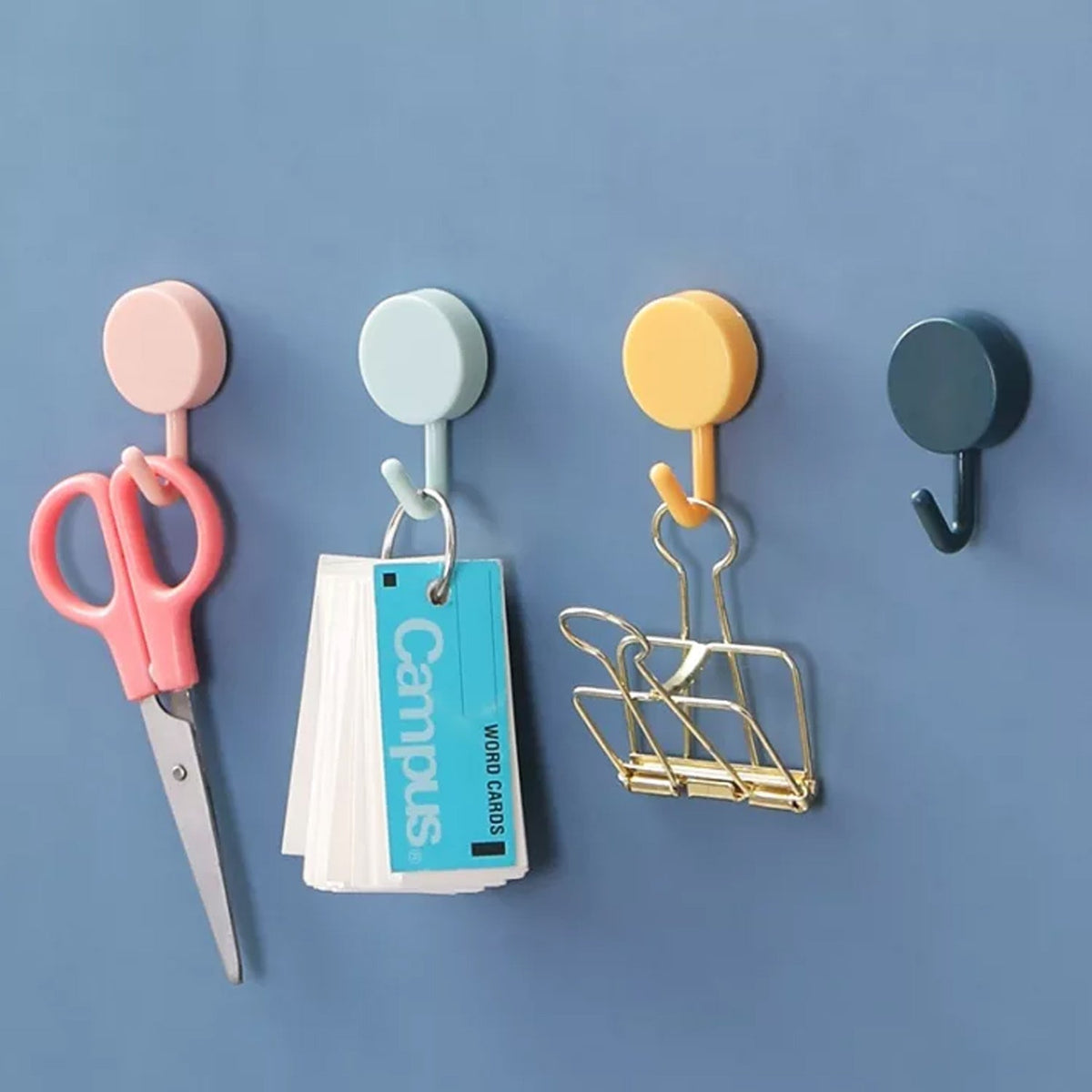 Heavy-Duty Wall Hooks (2 Pcs) for Home Use