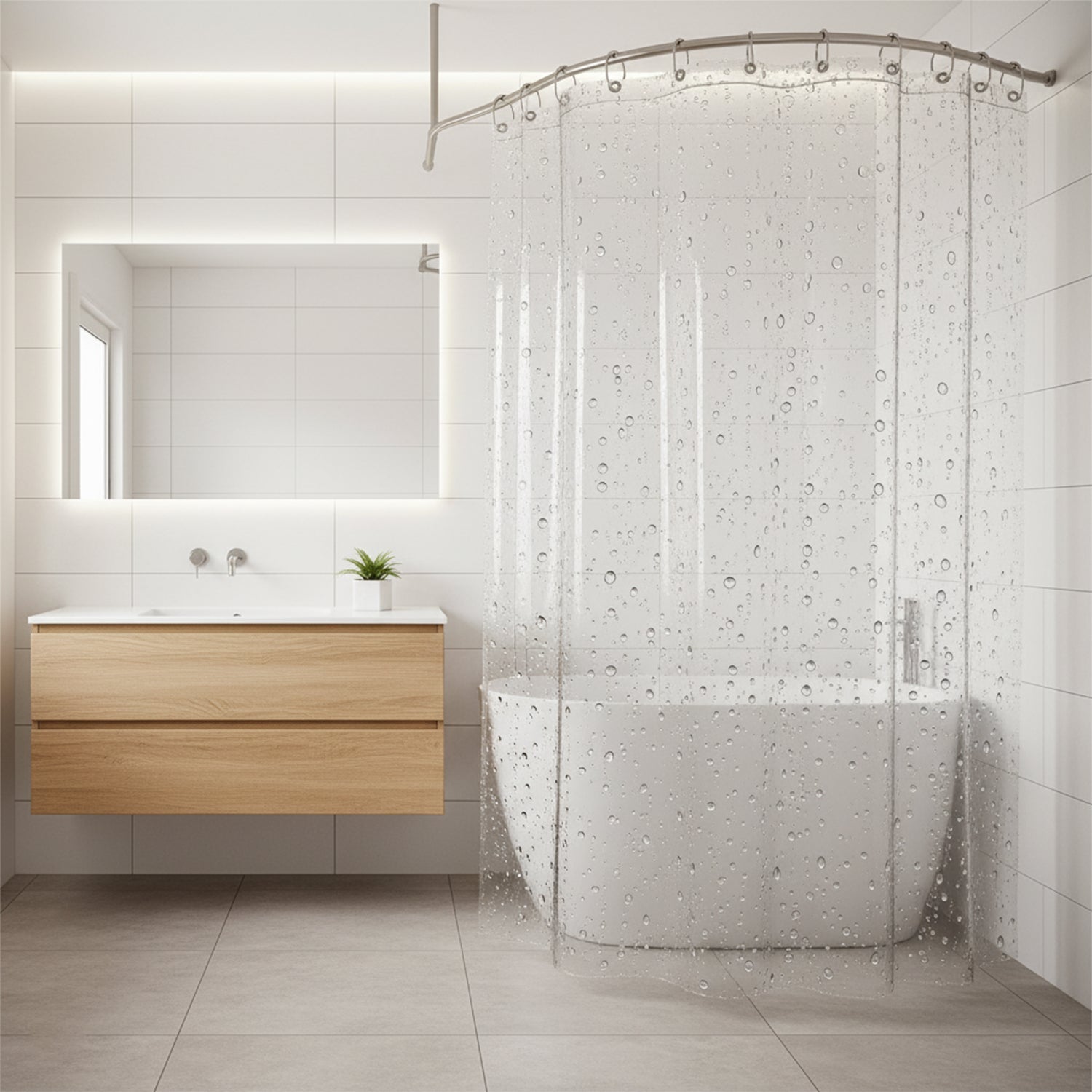Anti-Splash Curtain