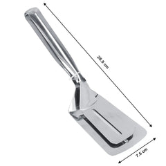2918 Multifunction Cooking Serving Turner Frying Food Tong. Stainless Steel Steak Clip Clamp Bbq Kitchen Tong.